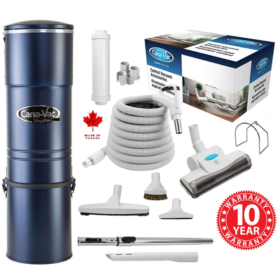 CanaVac Signature ACAN690 Central Vacuum Cleaner - flow through Motor - Up to 8,000 Sq Ft