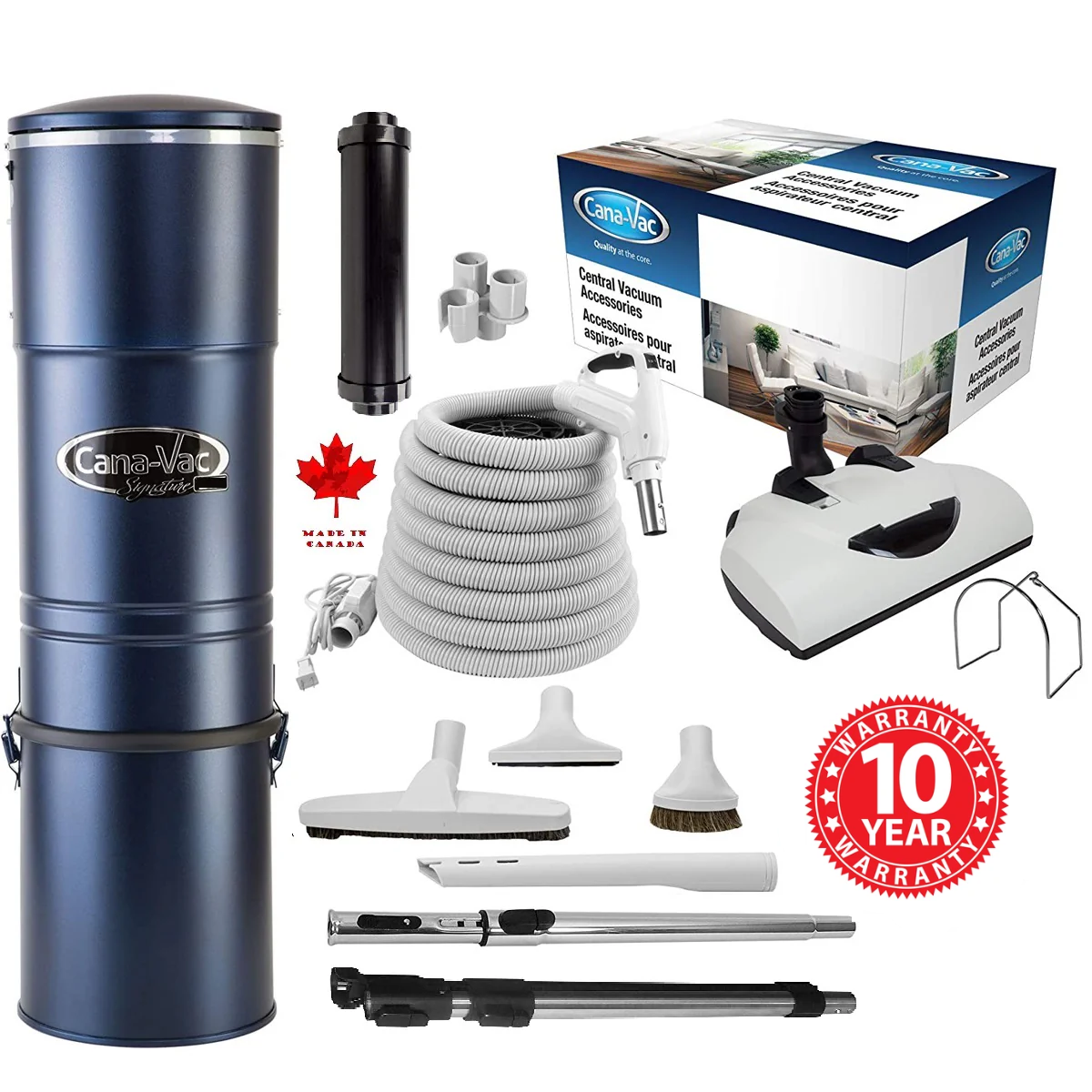 CanaVac ACAN790 Central Vacuum Cleaner - Up to 10,000 Sq Ft