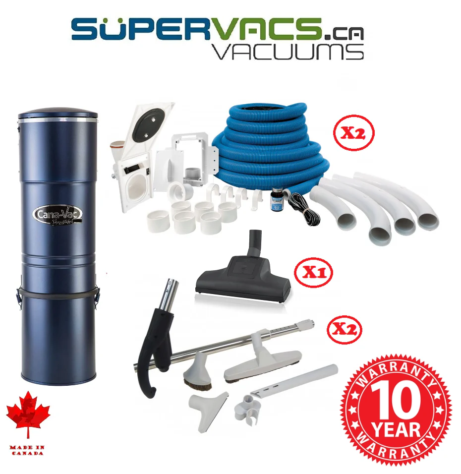 CanaVac ACAN790 Central Vacuum Cleaner - Up to 10,000 Sq Ft