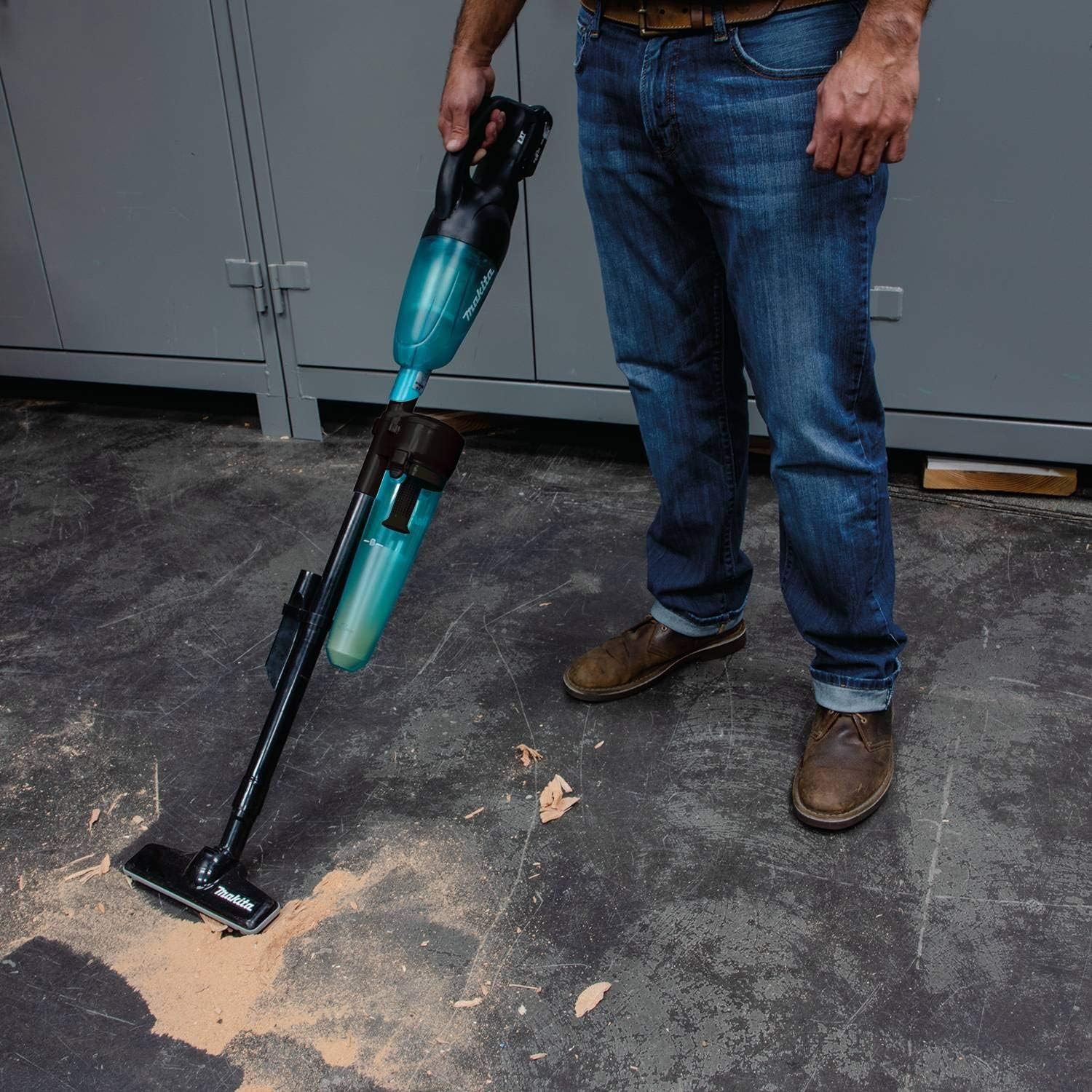 MAKITA Cordless Stick Vacuum DCL180ZX2B With Cyclonic Attachment (Tool Only) - Super Vacs Vacuums