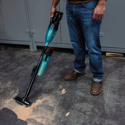 MAKITA Cordless Stick Vacuum DCL180ZX2B With Cyclonic Attachment (Tool Only) - Super Vacs Vacuums