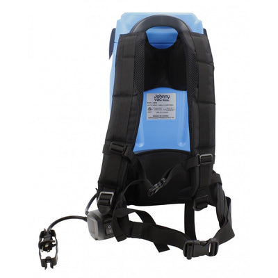 Backpack Vacuum - Johnny Vac - Capacity of 1.5 gal (5,65 L) - HEPA Filtration - with Accessories and Superior Quality Harness - Super Vacs Vacuums