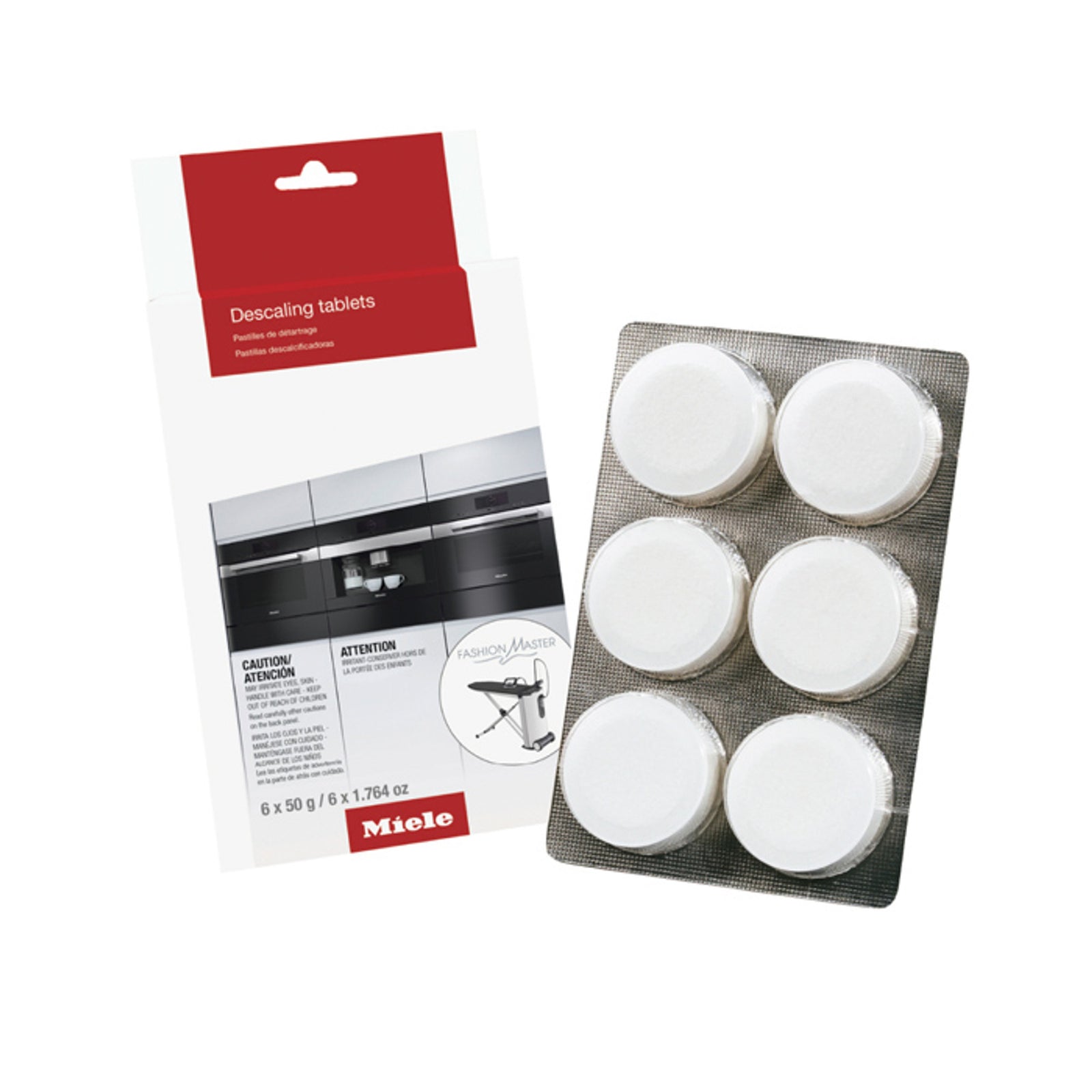 MIELE DESCALING TABLETS FOR OVENS AND COFFEE MACHINES - 6PK - GP DC CX 0061 T - Super Vacs Vacuums
