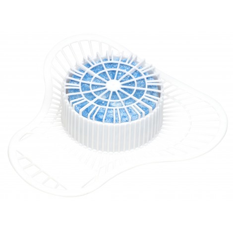 Urinal Screen with 4 oz Block - Clean Breeze - Super Vacs Vacuums