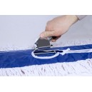 Dust Mop for Dry Floors - with 60'' Handle - 48" (121.9 cm) - White/Blue - Super Vacs Vacuums