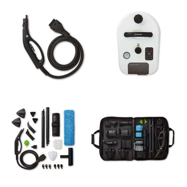 Reliable Corporation Brio Plus 400CC 2-Speed Steam Cleaning System - 22-pcs - Super Vacs