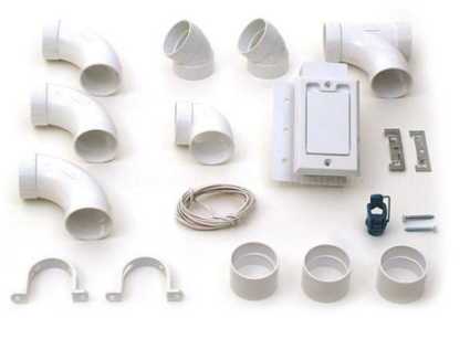 CanaVac LS790 with 2X HideAHose (RapidFlex) Kits Includes Install Kit and Attachments - Super Vacs Vacuums