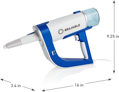 Reliable Pronto Plus 300CS 2-in-1 Steam Cleaner - Portable Steam Cleaner with Fast Heat-up and Long Steam Time, 1200W Steam Mop for Hardwood, Tile, Laminate Floor Cleaning with 14-Piece Accessory Kit - Super Vacs