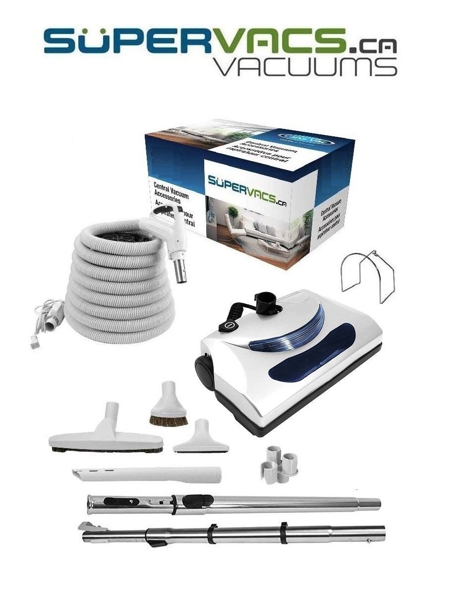 DELUXE PN11 ELECTRICAL ACCESSORY KIT - DESIGNED FOR HARDWOOD FLOORS, AREA RUGS,Low CARPETING - UNIVERSAL FITS ALL - Super Vacs