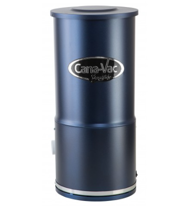 Canavac Condo LS490 with SEBO Standard Central Vacuum Kit with ET-1F2 12" Power Head Designed for Hard Floors and Low-High Pile Carpeting (30Ft, 35Ft Hose) - Super Vacs Vacuums