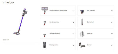 Dyson V11 ANIMAL vacuum Cordless NEW - up to 60min running time designed for carpet and hardfloors - Super Vacs Vacuums