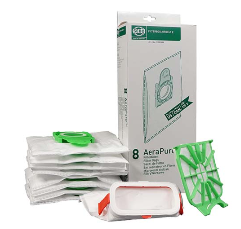 SEBO E-Series Service Box (8 Bags+2 Filters) - Super Vacs Vacuums