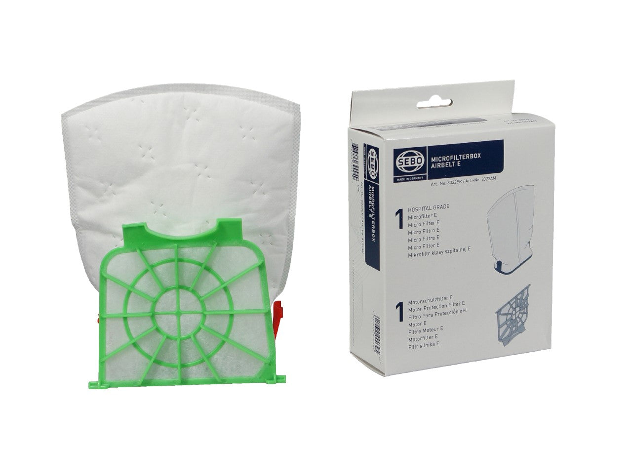 Sebo E Series Filter Pack - Super Vacs