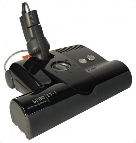 SEBO Standart Central Vacuum Kit with Black ET-1F2 12″ Power Head (30Ft-35Ft) - Super Vacs Vacuums