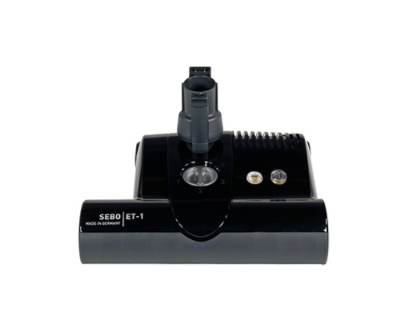 SEBO Deluxe Central Vacuum Kit with Black ET-1 12″ Power Head (30Ft-35Ft) - Super Vacs Vacuums