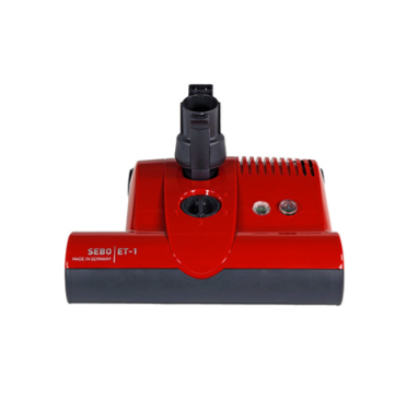 SEBO Deluxe Central Vacuum Kit with Red ET-1 12″ Power Head (30Ft-35Ft) - Super Vacs Vacuums