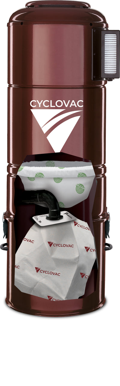 Cyclovac HD7525 Central vacuum - Hybrid 2 Motors - Up to 20.000 Sq Ft - Super Vacs Vacuums