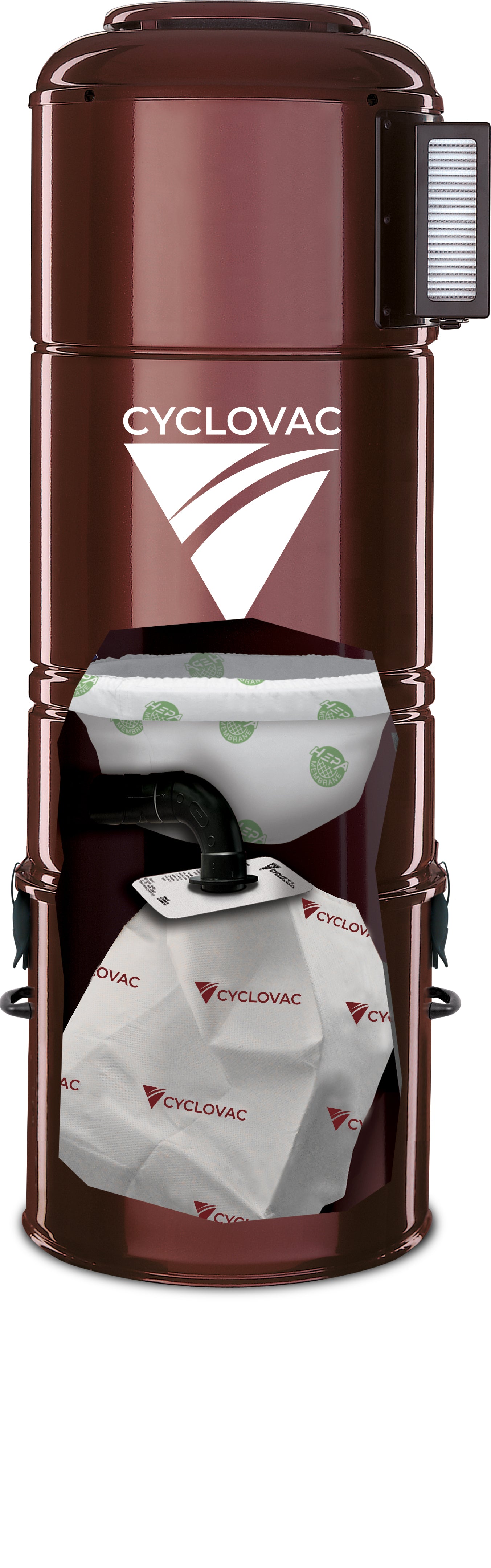Cyclovac H725 Canister Central vacuum - Hybrid - Up to 10.000 Sq Ft (Best Seller) - Super Vacs Vacuums