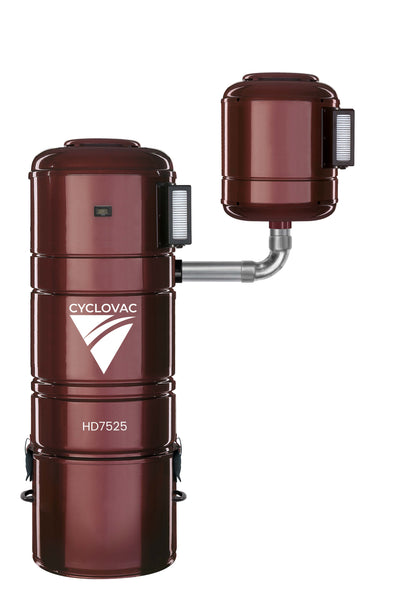Cyclovac HD7525 Central vacuum - Hybrid 2 Motors - Up to 20.000 Sq Ft - Super Vacs Vacuums