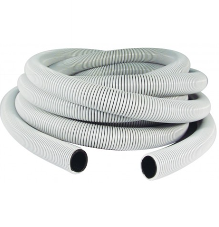 Hose for Central Vacuum - 60' (18 m) - 1 ¼" (32 mm) dia - Grey Black - Anti-Crush - Magnum - Flexhaust 6412508000 - Super Vacs Vacuums