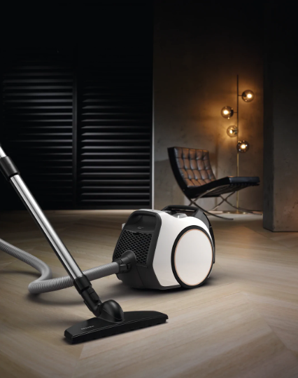 Miele Boost CX1 Parquet Bagless Canister -  (Lotus White-Rose Gold 41NCE030CDN) - Super Vacs Vacuums