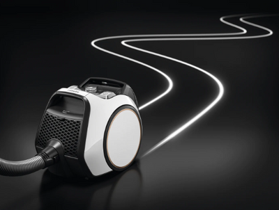 Miele Boost CX1 Parquet Bagless Canister -  (Lotus White-Rose Gold 41NCE030CDN) - Super Vacs Vacuums