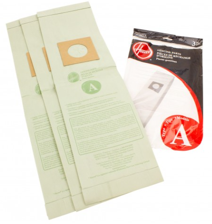 Paper Bag for Hoover Type A Vacuum - Pack of 3 Bags - 43655010 - Super Vacs Vacuums