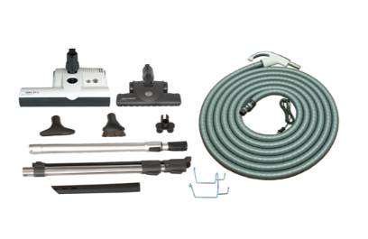 Canavac LS790 with SEBO Premium Central Vacuum Kit with ET-2 15" Power Head Designed for Hard Floors and Low-High Pile Carpeting   (30Ft, 35Ft Hose) - Super Vacs Vacuums