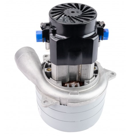 Tangential Vacuum Motor - 5.7 " dia - 3 Fans - 120 V - Epoxy Paint - Lamb / Ametek 116765-13 (S) ** - Super Vacs Vacuums