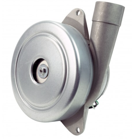 Tangential Vacuum Motor - 7.2" dia - 2 Fans - 120 V - 13 A - 1444 W - 384 Airwatts - 110" Water Lift - 102.7 CFM - Lamb / Ametek 040023 - Super Vacs Vacuums