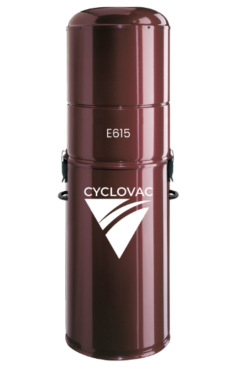 Cyclovac E615 Canister - With Filter - Up to 5000 Sq Ft - Super Vacs Vacuums