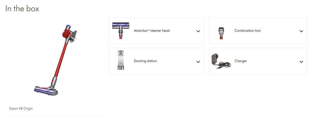 Dyson V8 Origin Cordless NEW - up to 40min running time designed for carpet and hardfloors - Super Vacs Vacuums