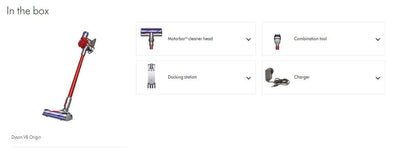 Dyson V8 Origin Cordless NEW - up to 40min running time designed for carpet and hardfloors - Super Vacs Vacuums