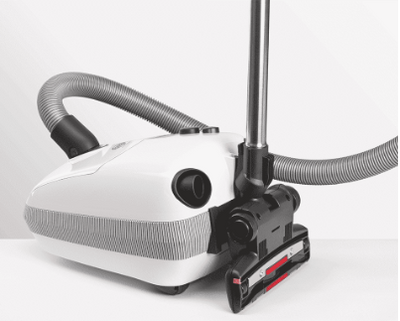 SEBO AIRBELT E1 Kombi White Canister Vacuum - Super Vacs Vacuums