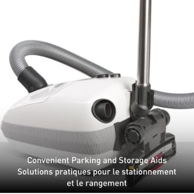 SEBO AIRBELT E1 Kombi White Canister Vacuum - Super Vacs Vacuums
