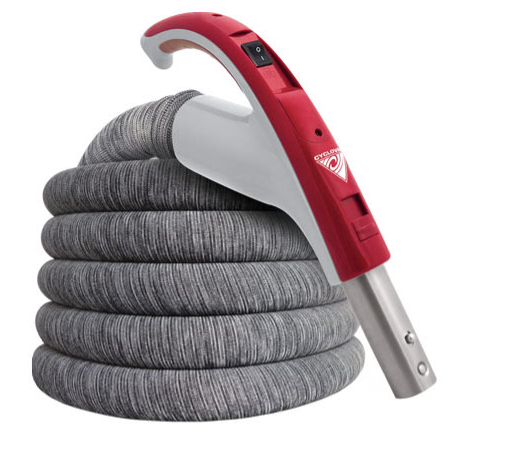 Cyclovac H215 Canister Hybrid including Premium Electric Accessories Kit with Airstream Power Head (30Ft,35Ft Hose) - Super Vacs Vacuums