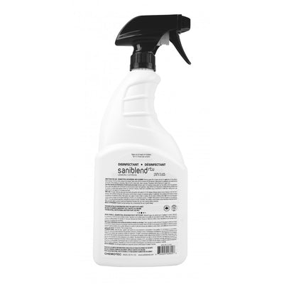 Saniblend RTU- Cleaner - Deodorizer - Disinfectant - Ready to Use - Lemon - 0.29 gal (1.1 L) - Safeblend SRTLGN4 - Disinfectant for use against coronavirus (COVID-19) DINn. 02344904 - Super Vacs