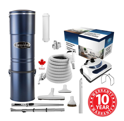 CanaVac Signature ACAN590 Central Vacuum Cleaner - Flow thru - Up to 5,000 Sq Ft