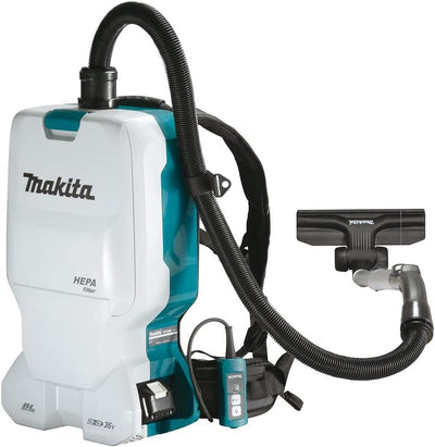 MAKITA Backpack Vacuum DVC660ZX 36V (18Vx2) LXT - Brushless Cordless with Two-Stage HEPA Filtration (Tool Only) - Super Vacs Vacuums