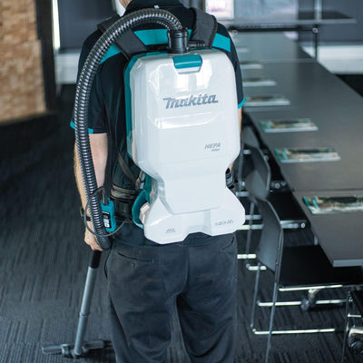 MAKITA Backpack Vacuum DVC660ZX 36V (18Vx2) LXT - Brushless Cordless with Two-Stage HEPA Filtration (Tool Only) - Super Vacs Vacuums