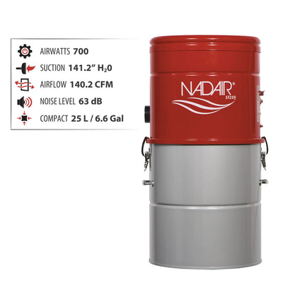 Nadair ST-700-25H Central Vacuum