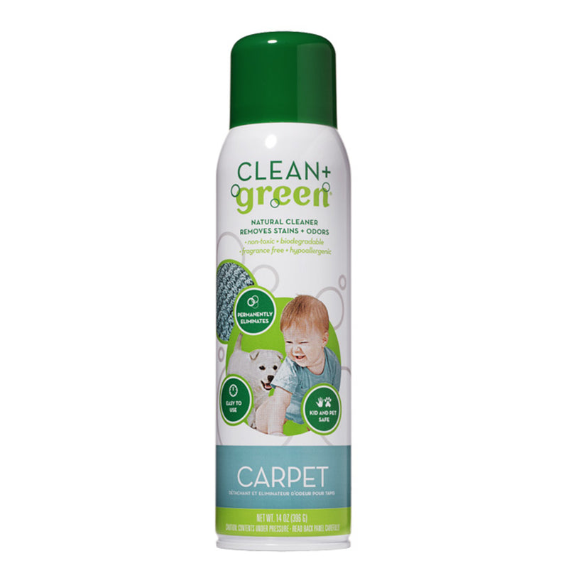 Clean + Green Carpet & Upholstery Stain and Odour Eliminator 396g - Super Vacs Vacuums