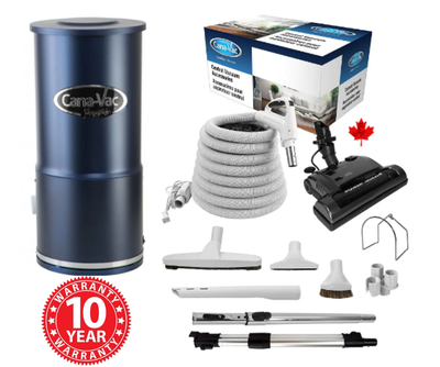 CanaVac Signature CONDO ACAN490 Central Vacuum Cleaner + Bundle