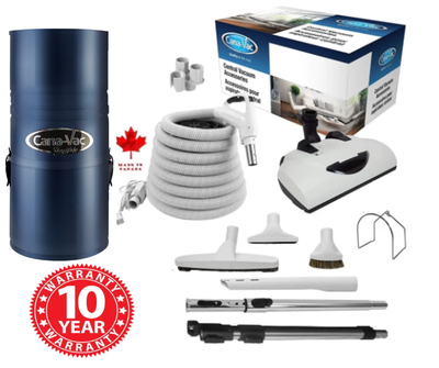CanaVac Signature CONDO ACAN490 Central Vacuum Cleaner + Bundle