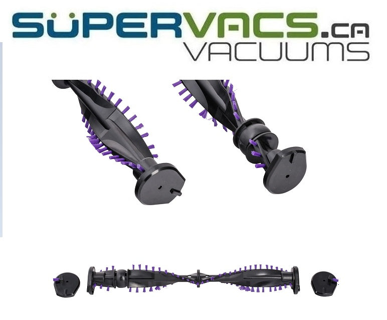 Dyson Agitator Assembly 12 3/4" with Flat Pulley & End Caps for Upright Vacuum Models DC04 DC07 DC14 DC33 - part 920234-01 - Super Vacs