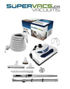 DELUXE PN11 ELECTRICAL ACCESSORY KIT - DESIGNED FOR HARDWOOD FLOORS, AREA RUGS,Low CARPETING - UNIVERSAL FITS ALL - Super Vacs