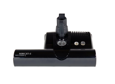 SEBO Premium Black ET-2 Central Vacuum Power Head (15", integrated cord) - Super Vacs Vacuums