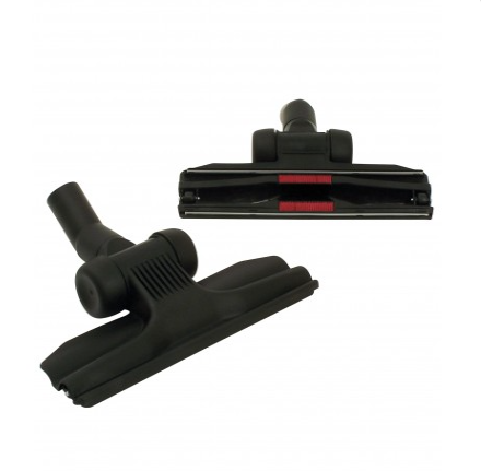 Floor Brush - 11" (27.9 cm) - 1 1/4" (32 mm) dia - Low Profile - Black - Wessel Werk 13.9 240-04 - Super Vacs Vacuums