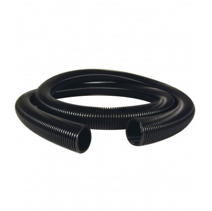 Hose for Vacuum - 50' (15 m) - 1 ½" (38 mm) dia - Black - Anti-Crush - Top Quality - Super Vacs Vacuums