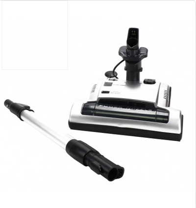 Power Nozzle - 14" (30.5 cm) Cleaning Path - Adjustable Height - Quick Connect Release - Silver - Flat Belt - Telescopic Wand - Headlight - Roller Brush - Johnny Vac PN33 - Super Vacs Vacuums